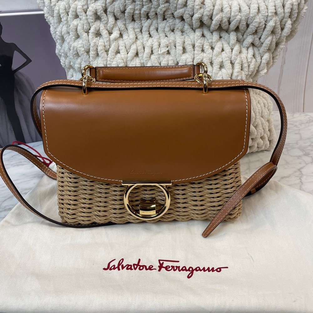 Salvatore Ferragamo Wicker Bag